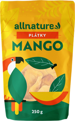 Allnature Sušené mango plátky 250 g