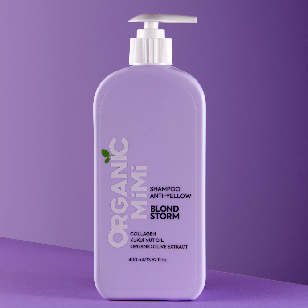 Organic Mimi Blond Storm Šampon na vlasy neutralizující žluté tóny 400 ml