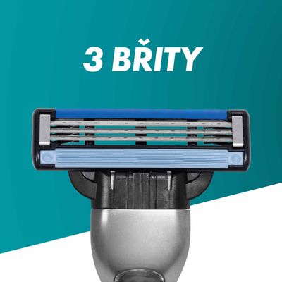 Gillette Mach3 Náhradní hlavice pro muže 12 ks