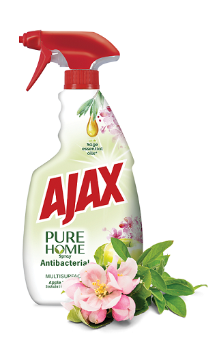Ajax Pure, tekutý, všestranný, efektivní produkt pro úklid domácnosti