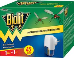 Biolit Elektrický odpařovač proti komárům, 45 nocí, 27 ml