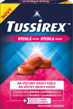 Tussirex 20 pastilek