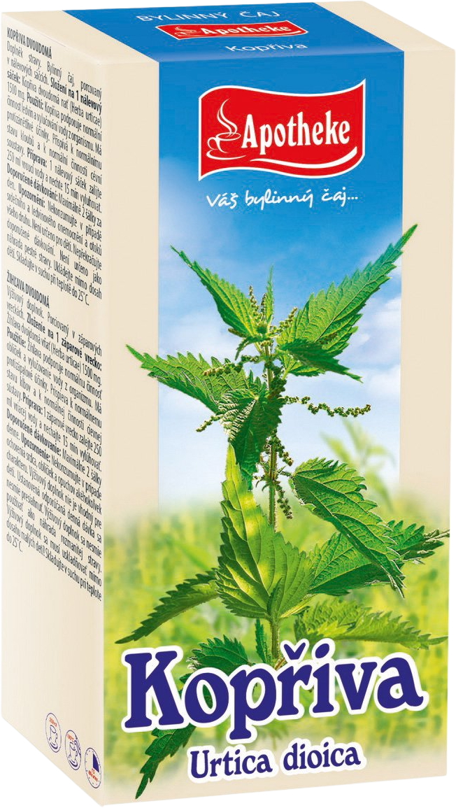 Apotheke Kopřiva dvoudomá čaj 20 x 1.5 g