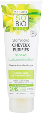 So´Bio étic Šampon jemný verbena-citron BIO 250 ml