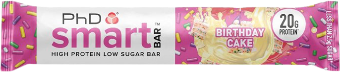 PhD Nutrition Smart Bar birthday cake 64 g