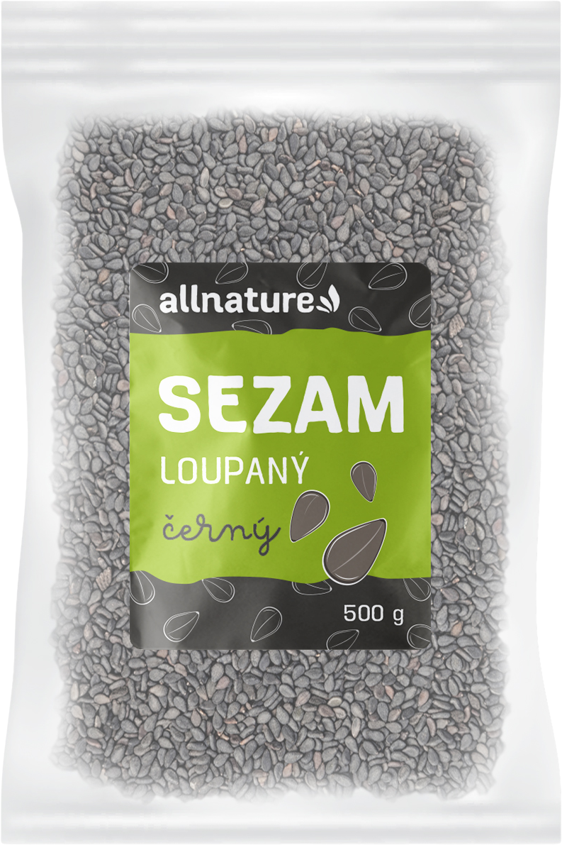 Allnature Sezam černý 500 g