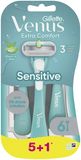 Gillette Venus Pohotová holítka, Extra Comfort Sensitive 6 ks