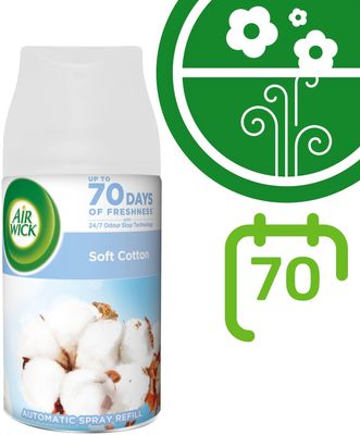Airwick Náplň do automatického difuzéru Freshmatic Jemná bavlna 250 ml