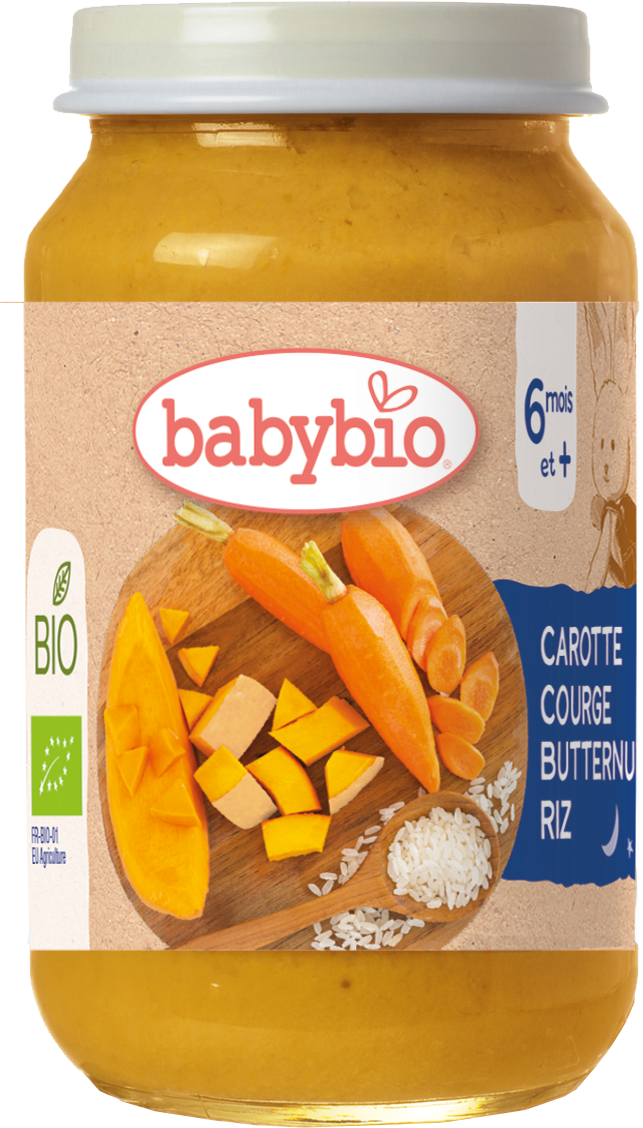 Babybio Bio mrkev, dýně a rýže 200 g