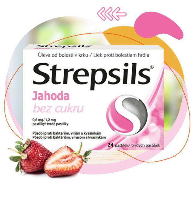Strepsils, bolest v krku, nemoc, zánět v ústní dutině