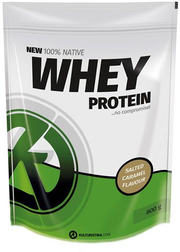 Kulturistika New 100% Whey Protein Slaný karamel 800 g