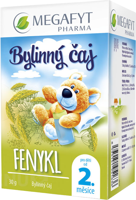 Megafyt Bylinný čaj fenykl pro děti 20 x 1.5 g