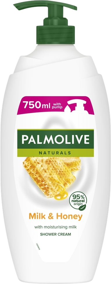 Palmolive Naturals Milk & Honey Sprchový gel pro ženy pumpa 750 ml