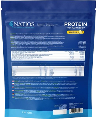 Natios Native Whey Protein, Vanilka 1000 g