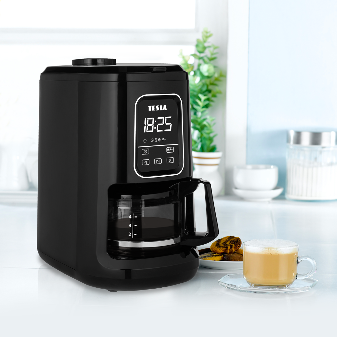 Tesla CoffeeMaster ES400 - kávovar s mlýnkem