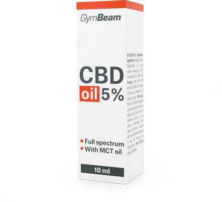 GymBeam CBD olej 5% 10 ml