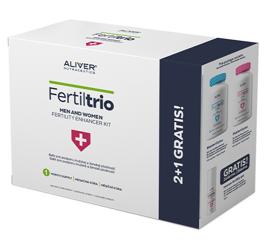 Aliver Nutraceutics Fertiltrio - partnerská kúra pro podporu plodnosti