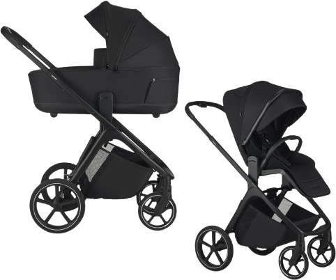 Easywalker Kočárek kombinovaný Zoey Pure Black