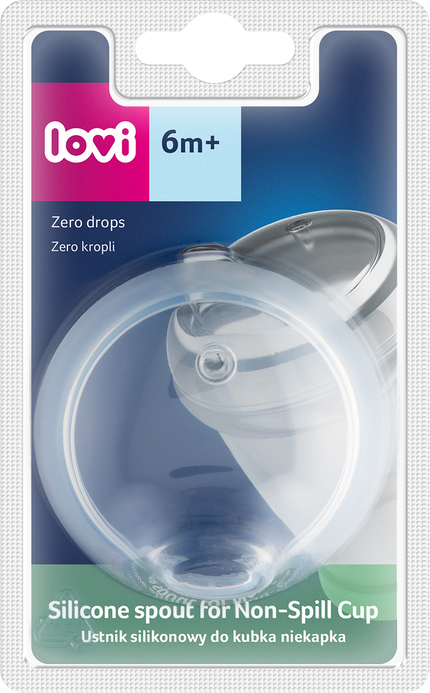 LOVI Náhradní silikonové pítko k nevylévacím hrníčkům 1 ks