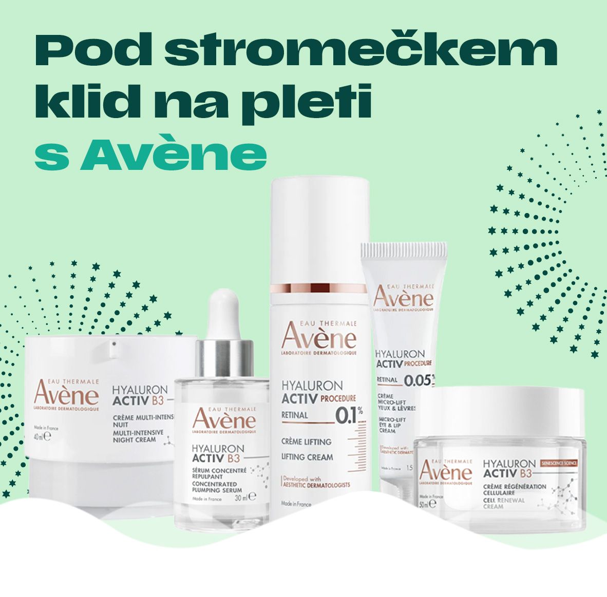Avene, kosmetika, pleť, Vánoce, dárek