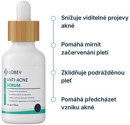 Lobey Sérum proti akné 30 ml