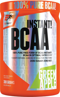 Extrifit BCAA Instant jablko 300 g