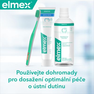 Elmex Sensitive Gentle White zubní pasta pro citlivé zuby 75 ml