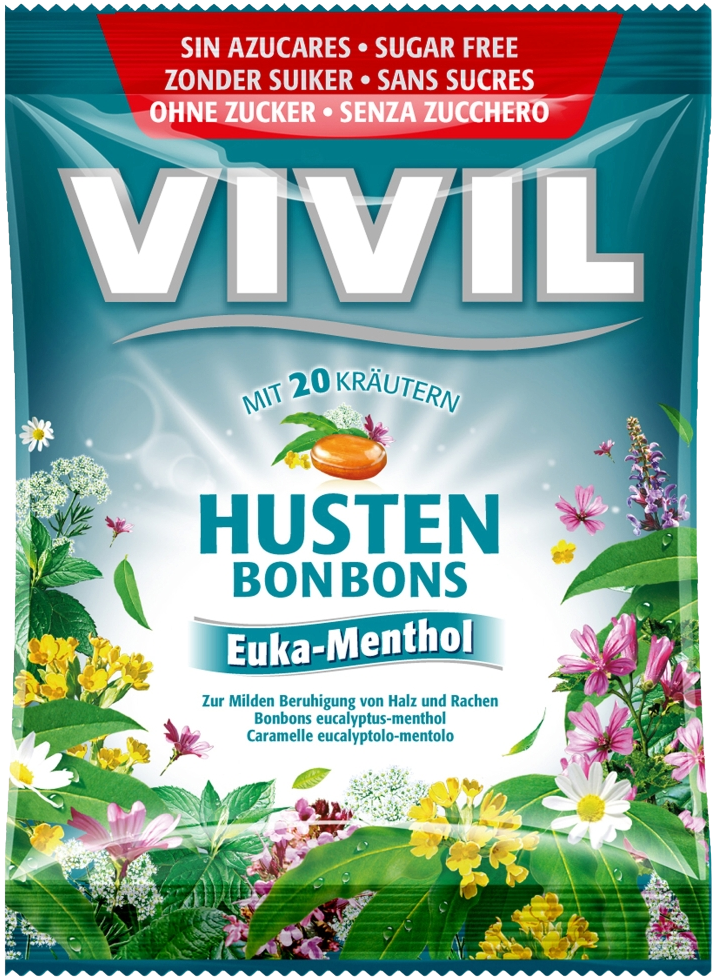 Vivil Eukalyptus-mentol + 20 druhů bylin  2008 60 g