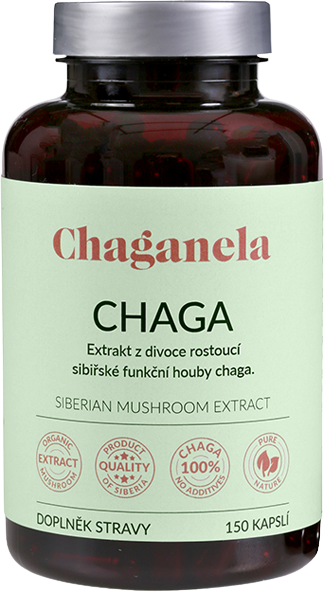 Chaganela Extrakt ze sibiřské čagy 150 kapslí
