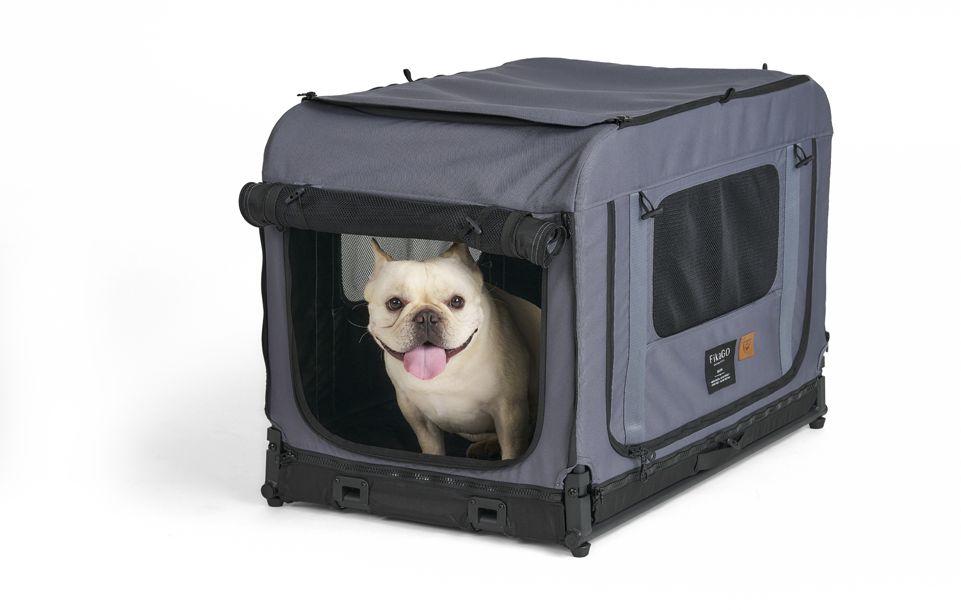 FIKAGO Skládací kennel přepravka Queen M Green