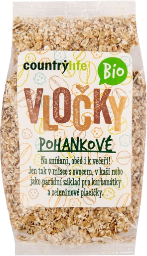 Country Life Vločky pohankové BIO 250 g