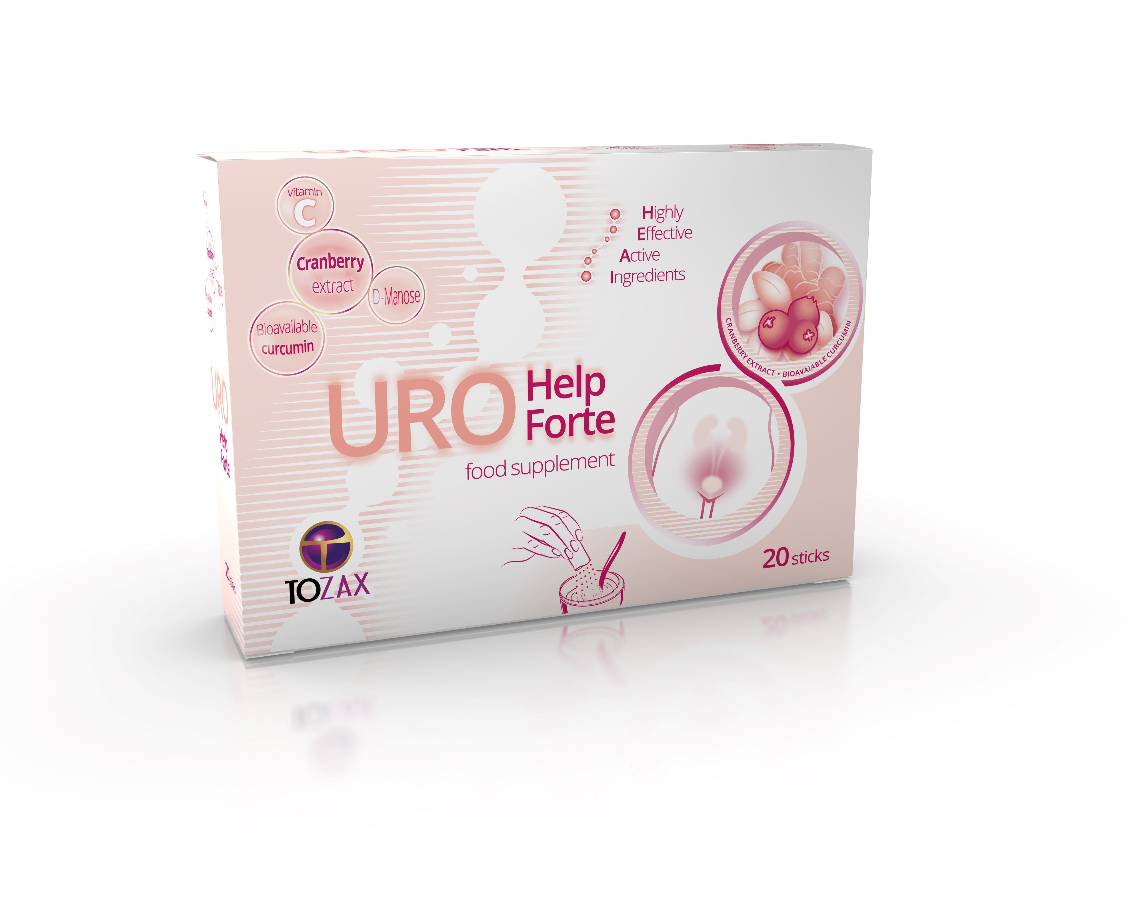 TOZAX URO Help Forte vrecúška 20 x 2 g