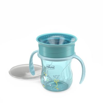Chicco Hrneček 360 Perfect X s držadly teal, 12m+ 200 ml