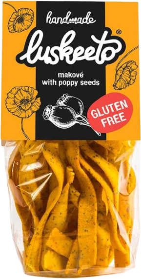 Luskeeto Krekry luštěninové s mákem 70 g