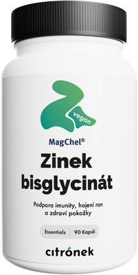 Citronek Zinek bisglycinát MagChel® 90 kapslí