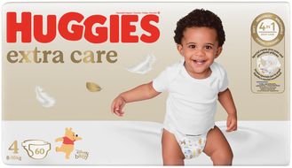 Huggies Extra Care 4, 60 ks