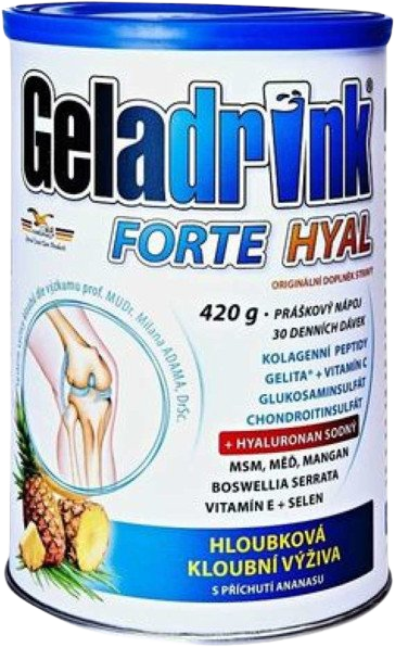 Geladrink FORTE HYAL práškový nápoj ananas 420 g