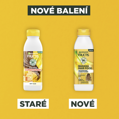 Garnier Fructis Hair Food Banana balzám na suché vlasy 350 ml