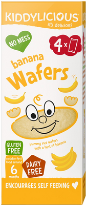 Kiddylicious oplatky banánové mini 4 x 4 g