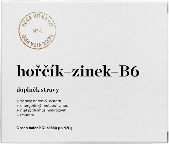 Ecce Vita Hořčík Zinek B6 31 sáčků