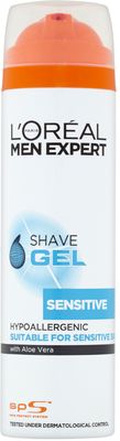 L'Oréal Paris Men Expert Hydra Sensitive pánský gel na holení pro citlivou pleť 200 ml