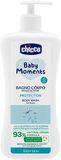 Chicco Baby Moments Protection Šampon na tělo s dávkovačem, 93% přírodních složek 750 ml