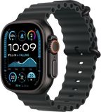 Apple Watch Ultra 2 (2024) 49mm Černý titan s černým oceánským řemínkem