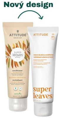 Attitude Super leaves Přírodní kondicionér lesk a objem sójový protein a brusinky 240 ml
