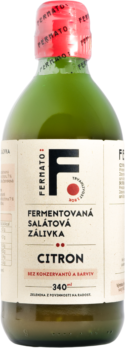 Fermato Fermentovaná rajčatová zálivka - Citron 340 ml