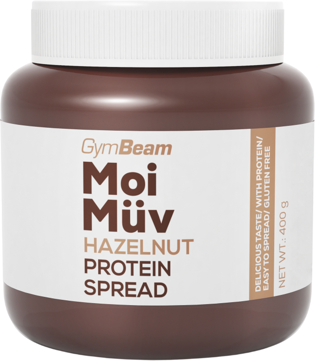 GymBeam Proteinela lískový oříšek 400 g