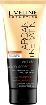 Eveline Argan + Keratin Kondicionér na vlasy 8v1 200 ml