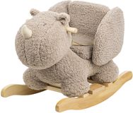 Nattou Houpačka Teddy plyš nosorožec taupe