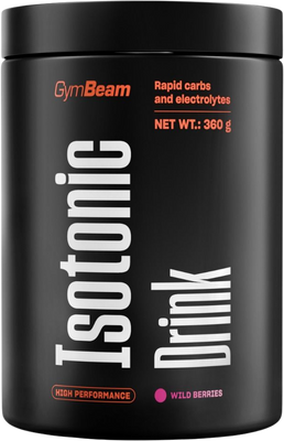 GymBeam Isotonický nápoj lesní ovoce 360 g