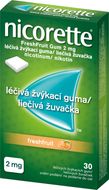 Nicorette ® FreshFruit Gum 2 mg, léčivá žvýkací guma 30 ks